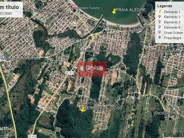 Chácara com 8392m², à venda, no bairro Nossa Sra. de Fátima em Penha