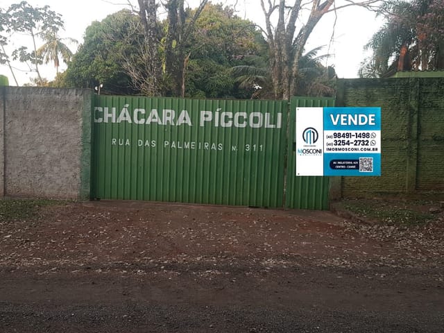 Chácara com 6600m² 4 quartos e 2 banheiros, à venda, no bairro Recanto dos Pinheiros em Cambé