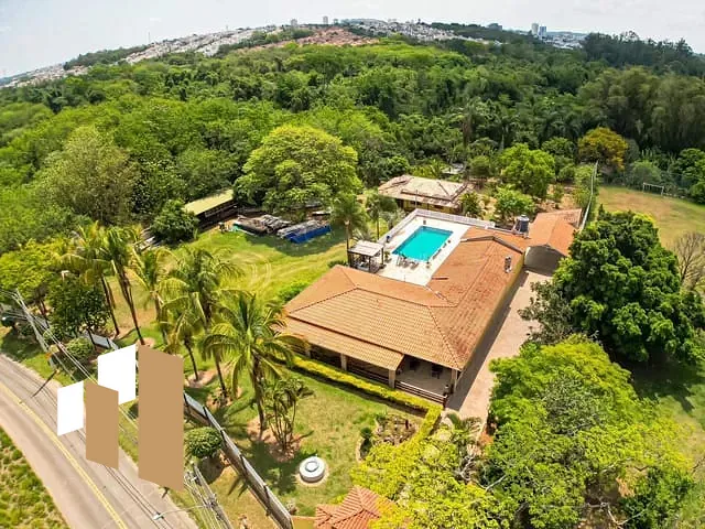 Chácara com 6285m² 6 quartos e 5 banheiros, à venda, no bairro Colinas do Mosteiro de Itaici em Indaiatuba