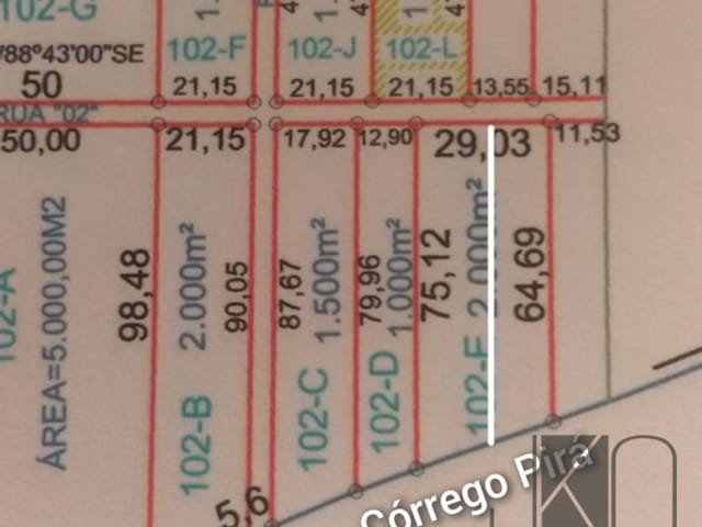 Chácara com 2000m², à venda, no bairro Não informado em Londrina