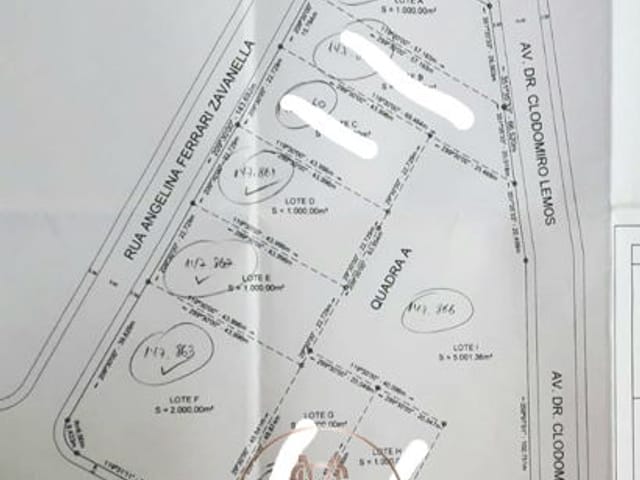 Chácara com 1000m², à venda, no bairro Jardim Zavanella em Araraquara