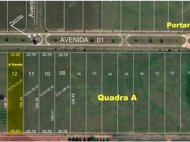 Chácara com 2210m², à venda, no bairro Jardim São Cristóvão em Birigüi