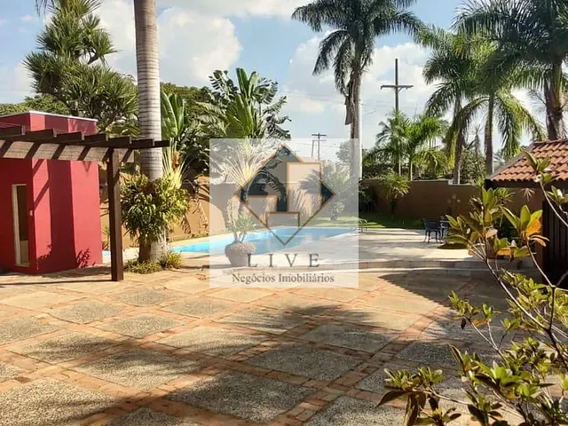 Chácara com 1000m² 5 quartos e 5 banheiros, à venda, no bairro Fazenda Santa Lúcia em Americana