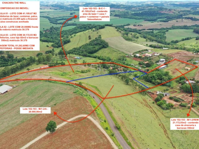 Foto do Chácara - CHACARA A VENDA 80 MIL M2 COM BENFEITORIAS, CAMBIRA - PR | J. Mareze Imóveis Ltda