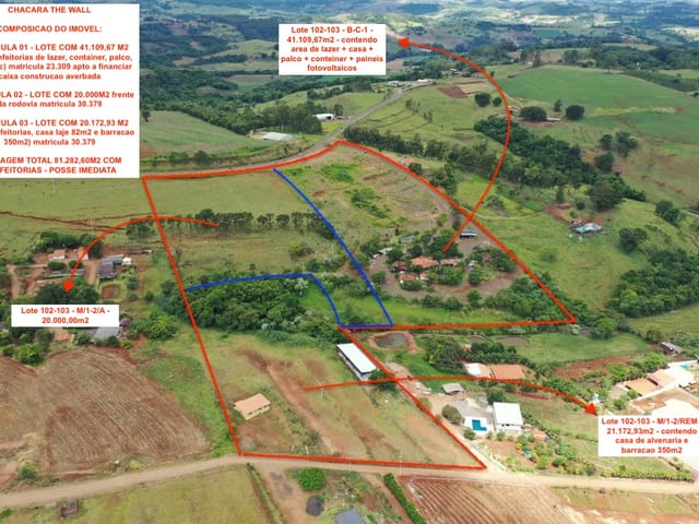Foto do Chácara - CHACARA A VENDA 80 MIL M2 COM BENFEITORIAS, CAMBIRA - PR | J. Mareze Imóveis Ltda