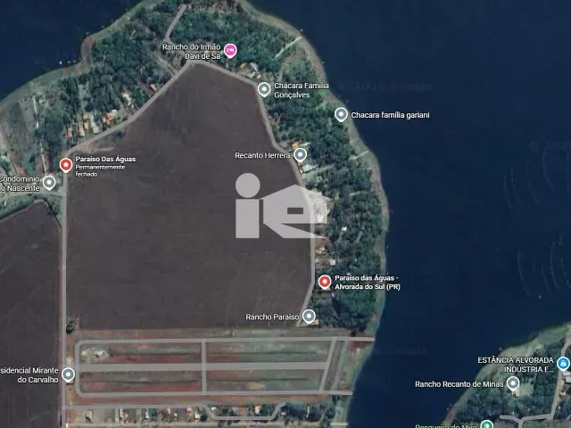 Chácara com 1362m², à venda, no bairro Paraiso das Aguas em Alvorada do Sul
