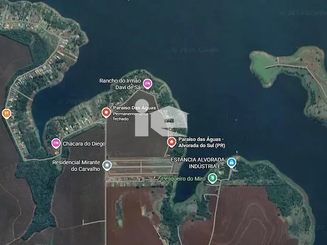Chácara com 1362m², à venda, no bairro Paraiso das Aguas em Alvorada do Sul