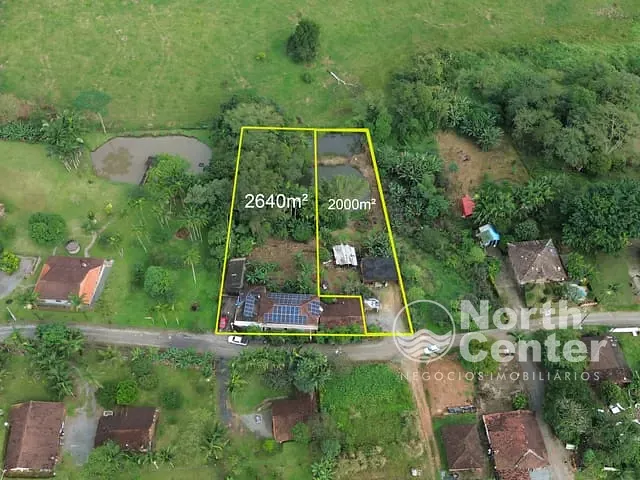 Chácara com 4640m² 7 quartos e 5 banheiros, à venda, no bairro Ponto alto em Araquari