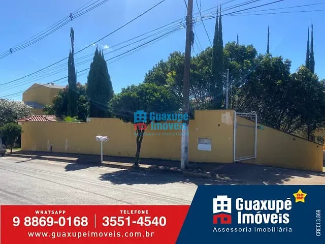 Chácara com 450m² 3 quartos e 3 banheiros, à venda, no bairro BOM JARDIM em GUAXUPÉ