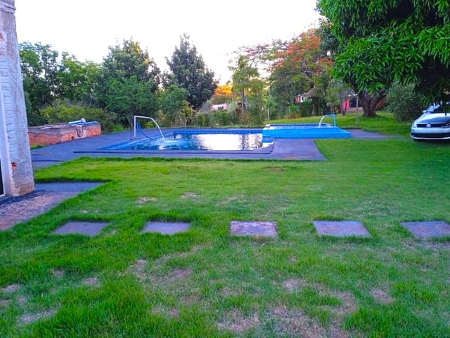 Foto do Chácara - Chácara à venda, Condomínio Itaúna - Sobrado para finalizar - piscina - churrasqueira - área gourmet - tanque de peixes -  Ibiporã, PR | Grupo Mitral Imóveis