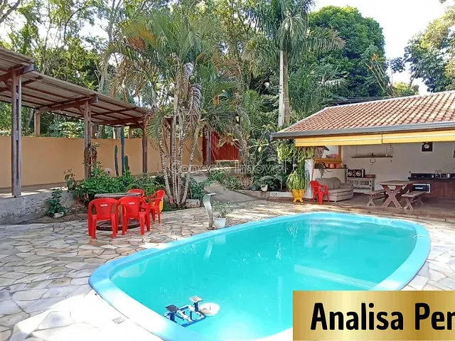 Chácara com 1000m² 2 quartos e 5 banheiros, à venda, no bairro Chácara Recreio Floresta em Jaguariúna
