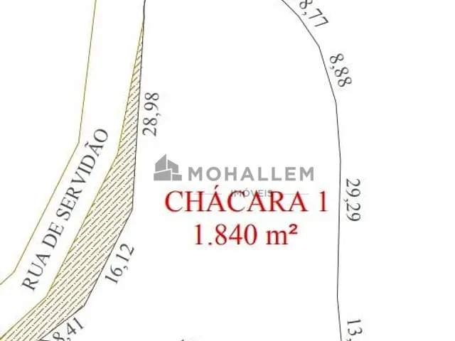 Chácara com 1840m², à venda, no bairro Ilha em Maria da Fé