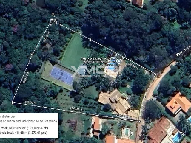 Chácara com 10000m² 10 quartos e 8 banheiros, à venda, no bairro Estância Figueira Branca em Campo Limpo Paulista