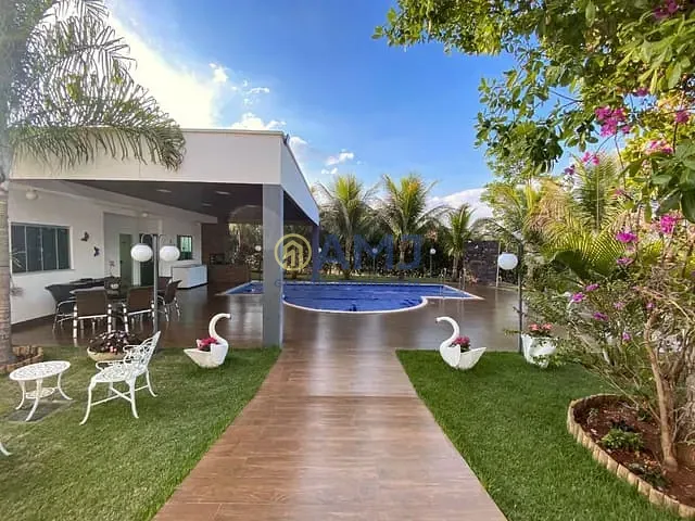 Chácara com 2000m² 6 quartos e 6 banheiros, à venda, no bairro Condomínio Terra do Boi 2 em Hidrolândia