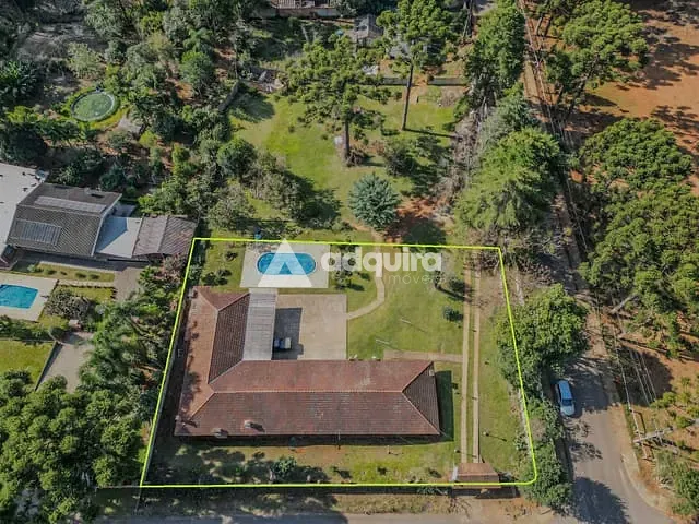 Chácara com 2000m² 6 quartos e 6 banheiros, à venda, no bairro Contorno em Ponta Grossa