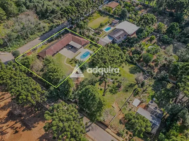 Chácara com 2000m² 6 quartos e 6 banheiros, à venda, no bairro Contorno em Ponta Grossa