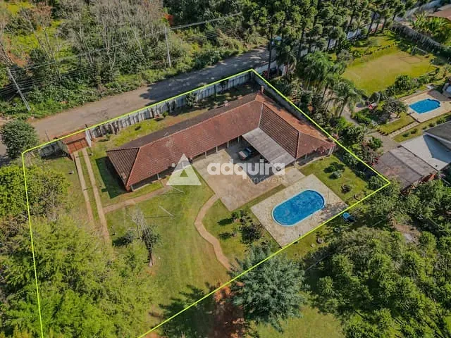 Chácara com 2000m² 6 quartos e 6 banheiros, à venda, no bairro Contorno em Ponta Grossa