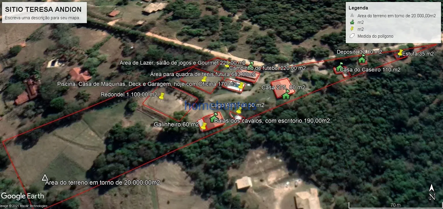Chácara, 5 quartos, 2 hectares - Foto 24