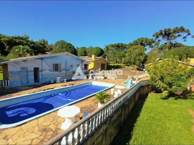 Chácara 3 quartos e 3 banheiros, à venda, no bairro Uvaia em Ponta Grossa