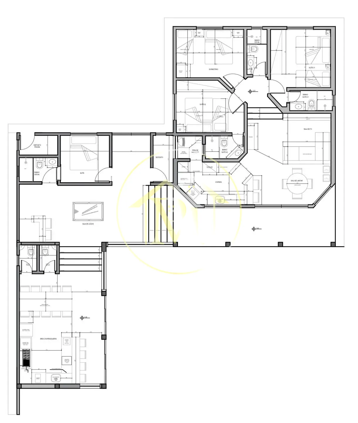 Chácara, 4 quartos, 1200 m² - Foto 28