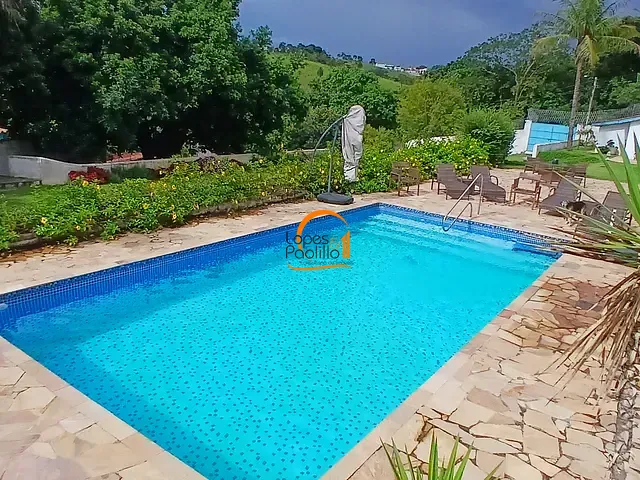 Chácara com 2600m² 5 quartos e 5 banheiros, à venda ou para alugar, no bairro Chácaras Interlagos em Atibaia