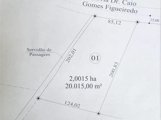 Chácara com 20015m², à venda, no bairro Ribeirão Grande em Pindamonhangaba