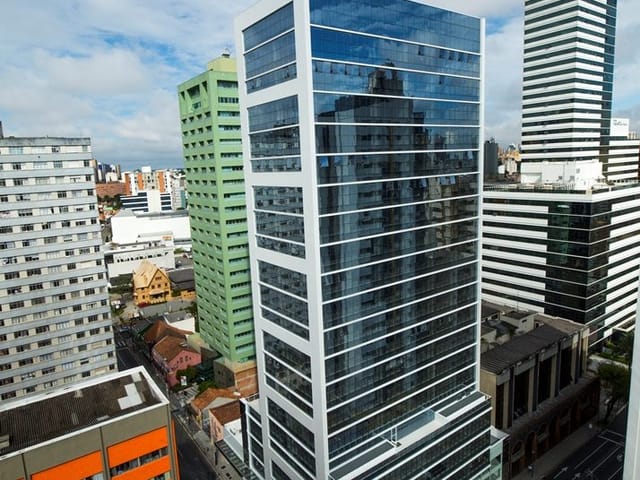 Foto do Conjunto comercial - Conjuntos comerciais e Lojas para locação, 38 à 404 m² privativos, com ou sem vaga de garagem, pé direito Livre de 2,80m, Centro, Curitiba, PR | Imobiliária GreenVille