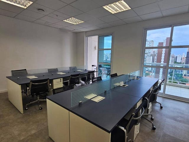 Foto do Conjunto comercial - Conjunto Comercial Pronto Para Locação, 75 m² Escritório Premium 100% Mobiliado – • Classificação AA, Brooklin - São Paulo/SP | Paulista Imóveis