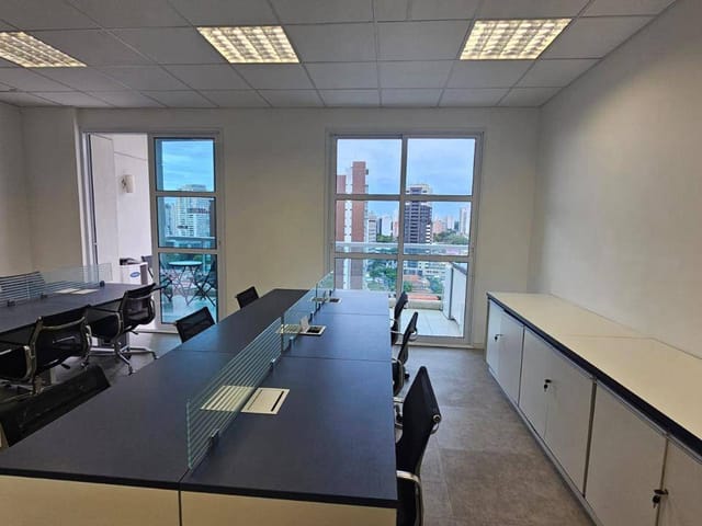 Foto do Conjunto comercial - Conjunto Comercial Pronto Para Locação, 75 m² Escritório Premium 100% Mobiliado – • Classificação AA, Brooklin - São Paulo/SP | Paulista Imóveis