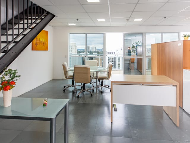 Foto do Conjunto comercial - Cobertura duplex comercial com vista espetacular, sofisticado com 149m² | Paulista Imóveis