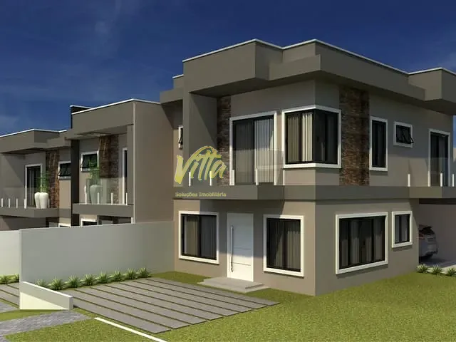 Sobrado com 140m² 3 quartos e 3 banheiros, à venda, no bairro Fazenda Velha em Araucária