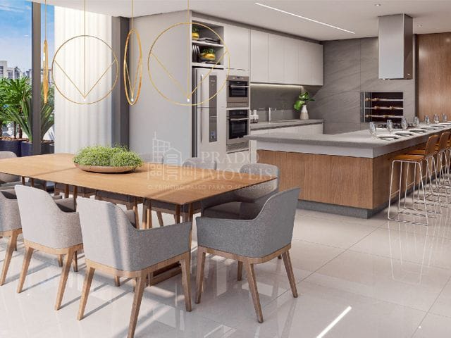 Cobertura / Penthouse com 309m² 3 quartos e 3 banheiros, à venda, no bairro Bacacheri em Curitiba