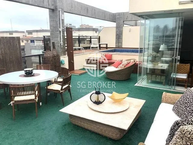 Cobertura / Penthouse com 238m² 3 quartos e 3 banheiros, à venda, no bairro Barra da Tijuca em Rio de Janeiro