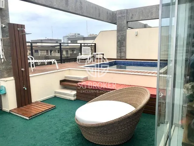 Cobertura / Penthouse com 238m² 3 quartos e 3 banheiros, à venda, no bairro Barra da Tijuca em Rio de Janeiro