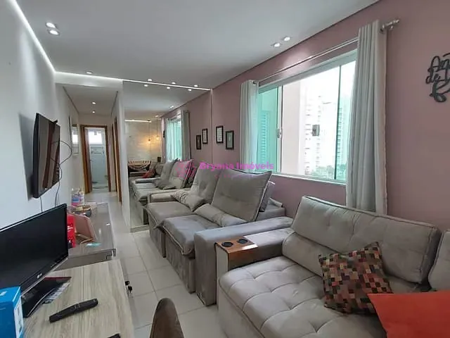 Cobertura / Penthouse com 104m² 2 quartos e 3 banheiros, à venda, no bairro Campestre em Santo André