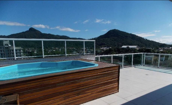 Foto do Cobertura / Penthouse - Cobertura com piscina à venda, Edifício Serra do Mar, 3 dormitórios, Elevador panorâmico, sacada com churrasqueira, Caiobá, Matinhos, PR | Imobiliária GreenVille