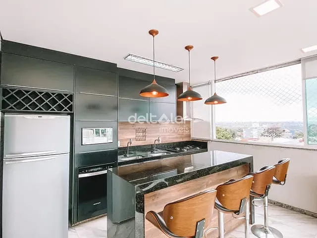Cobertura / Penthouse com 160m² 3 quartos e 2 banheiros, à venda, no bairro Itapoã em Belo Horizonte