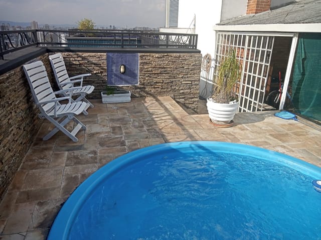 Cobertura / Penthouse com 150m² 3 quartos e 2 banheiros, à venda, no bairro Vila Moinho Velho em São Paulo