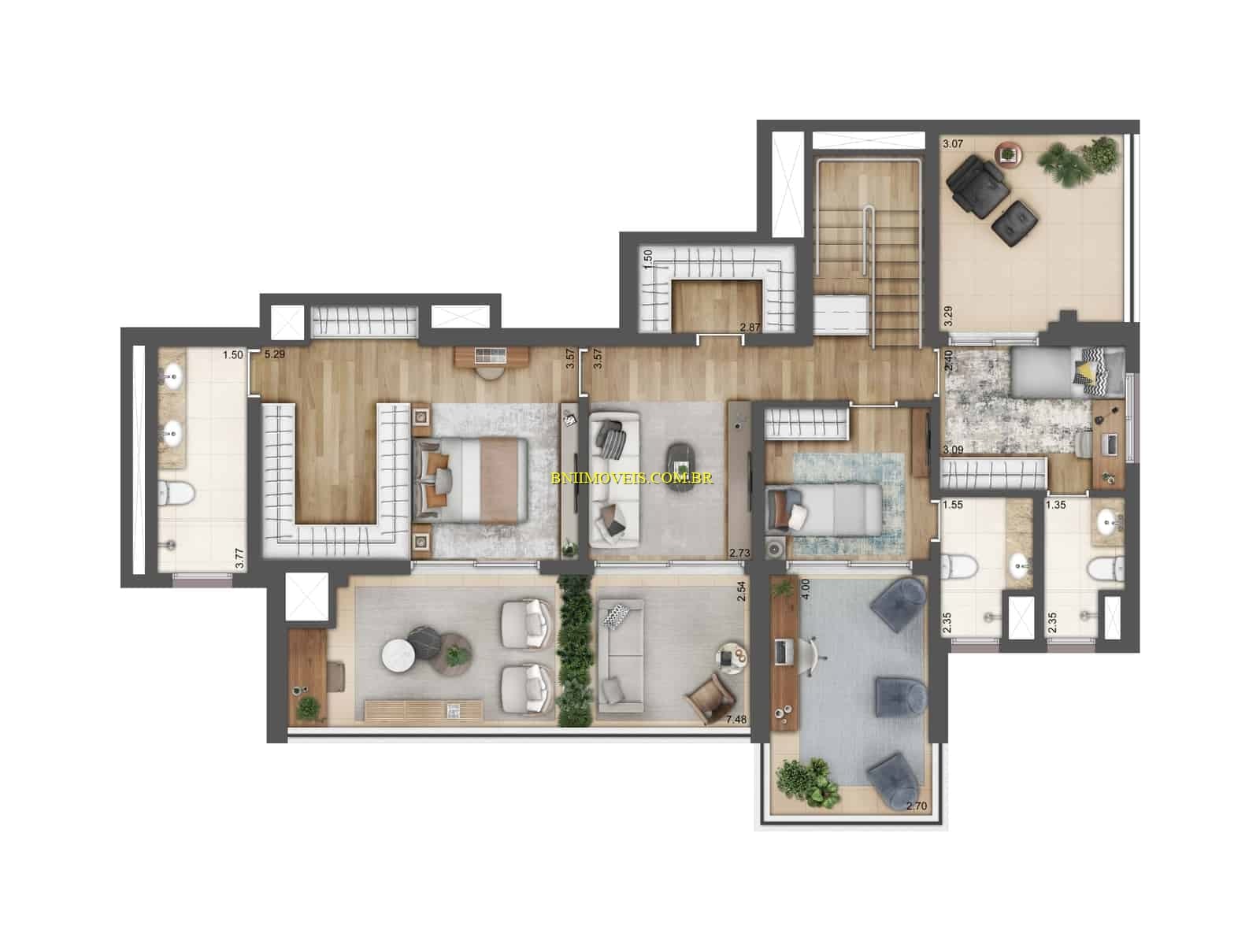 Cobertura à venda com 4 quartos, 305m² - Foto 10