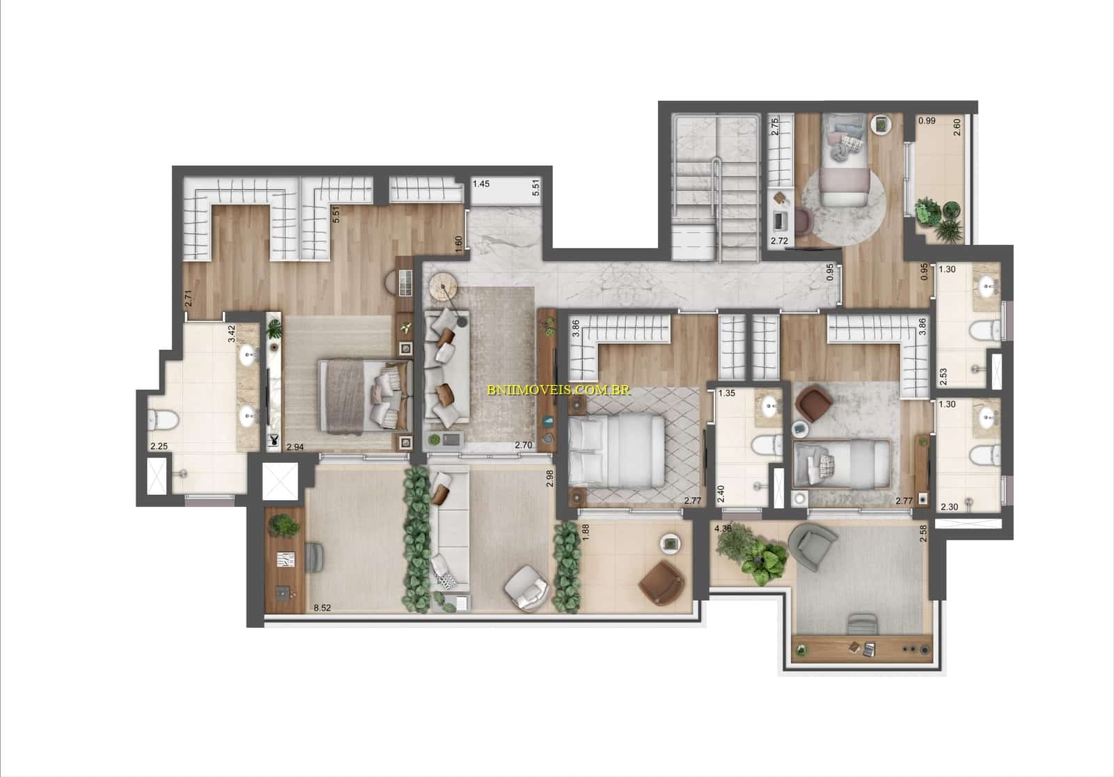 Cobertura à venda com 4 quartos, 305m² - Foto 11