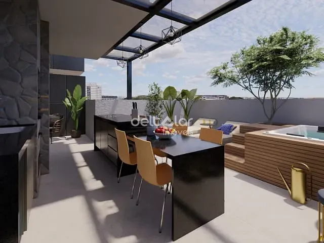 Cobertura / Penthouse com 138m² 4 quartos e 2 banheiros, à venda, no bairro Itapoã em Belo Horizonte