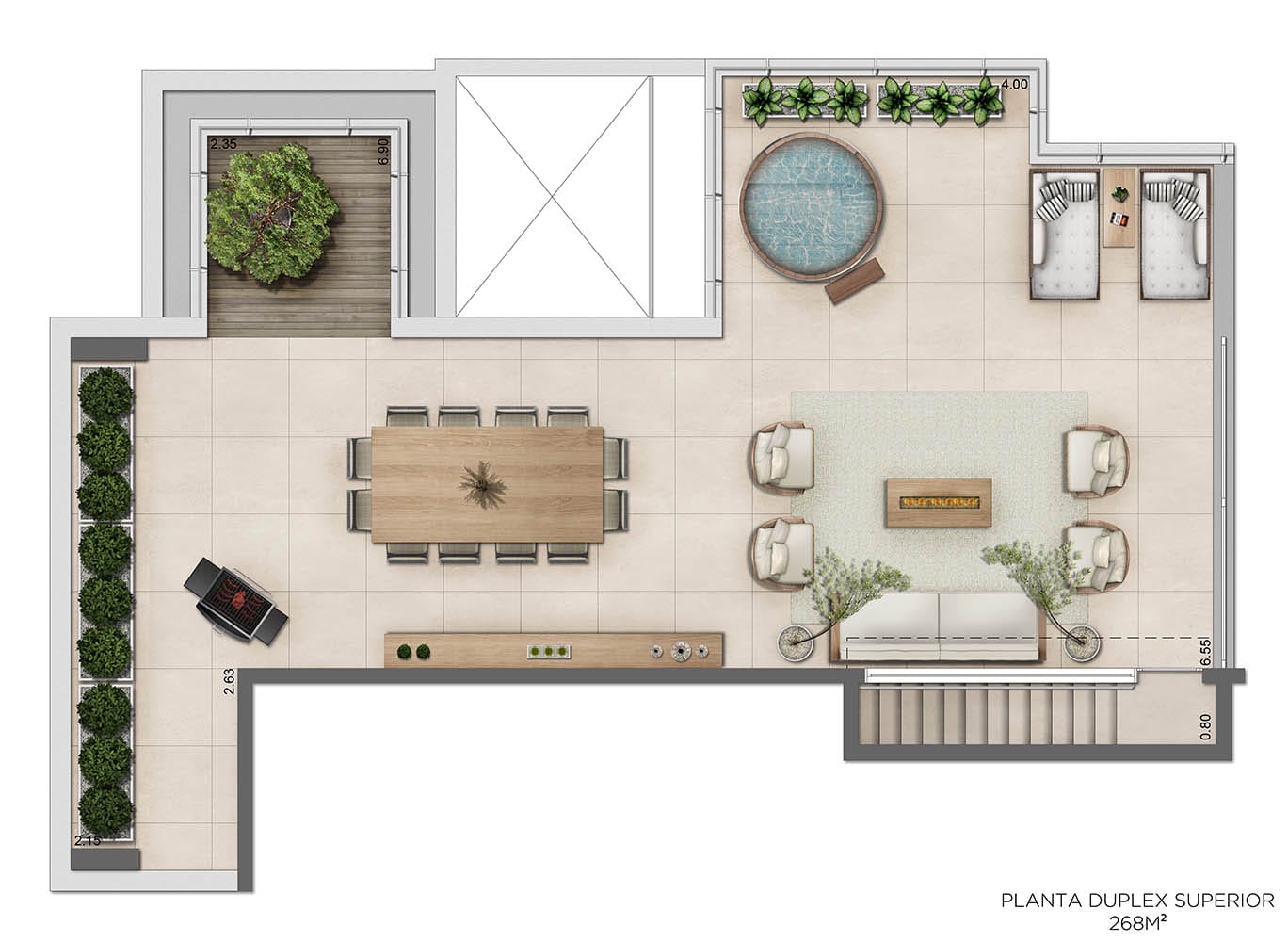 Cobertura à venda com 4 quartos, 268m² - Foto 19