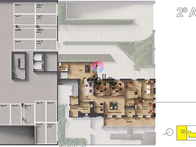 Cobertura / Penthouse com 70m² 2 quartos e 2 banheiros, à venda, no bairro Lourdes em Belo Horizonte