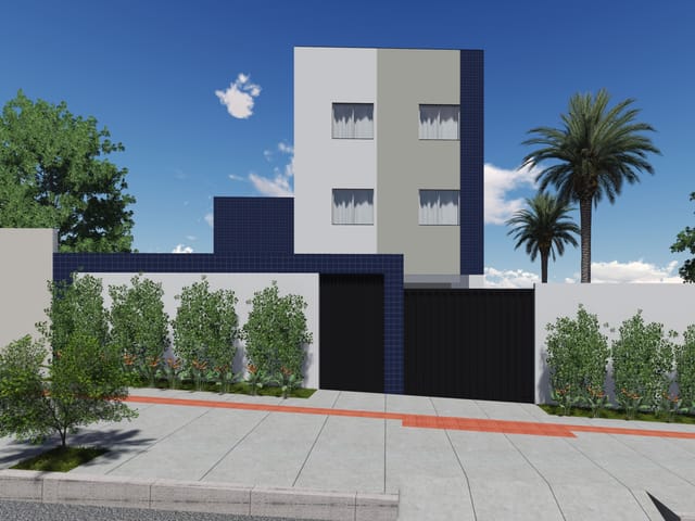 Cobertura / Penthouse com 119m² 3 quartos e 1 banheiro, à venda, no bairro Jaqueline em Belo Horizonte