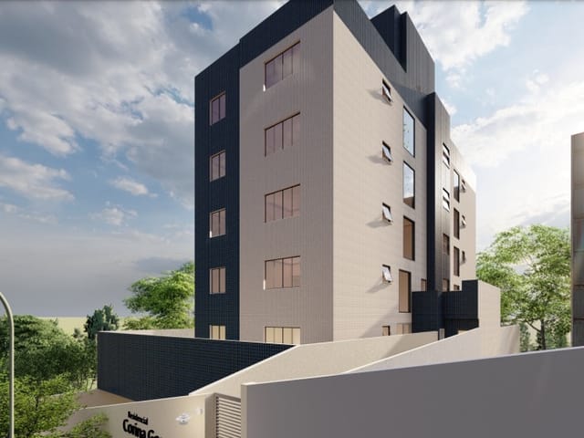 Cobertura / Penthouse com 160m² 3 quartos e 2 banheiros, à venda, no bairro Cabral em Contagem