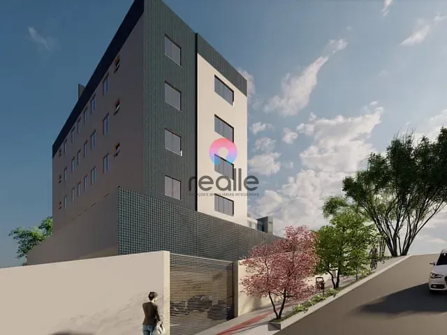 Cobertura / Penthouse com 160m² 3 quartos e 2 banheiros, à venda, no bairro Cabral em Contagem
