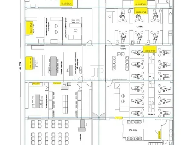 Conjunto comercial para alugar, no bairro Centro em Chapecó