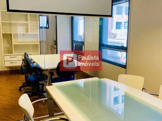 Conjunto comercial com 77m², à venda ou para alugar, no bairro Vila Olímpia em São Paulo