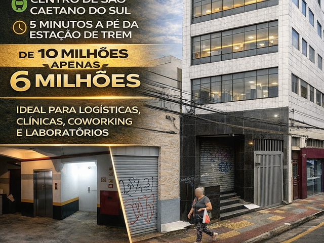 Conjunto comercial à venda ou para alugar, no bairro Centro em São Caetano do Sul