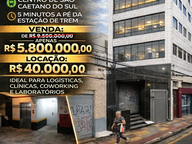 Conjunto comercial à venda ou para alugar, no bairro Centro em São Caetano do Sul